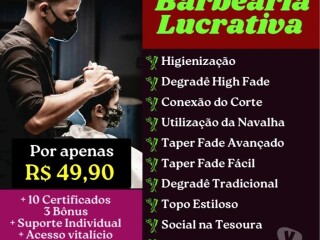 CURSO DE BARBEIRO Centro cursos tcnicos enfermagem esttica profissionalizantes [***] 