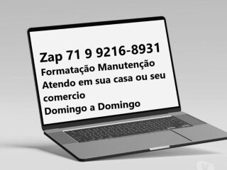 Tcnico de informatica Formataco a Domicilio Salvador BA Brotas Salvador Assistncia tcnica e conserto de eletrnico no [***] 