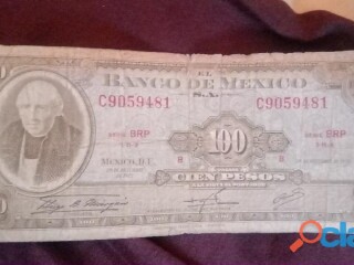 Billete 100 pesos 1972 en Puebla | Clasf aficiones-y-ocio