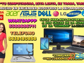 Tienes desconfianza al reparar tu pc o laptop? en Naucalpan | Clasf computacion