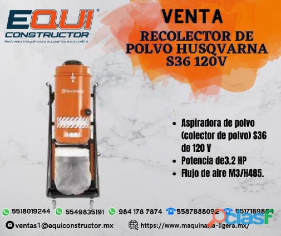 venta-de-recolector-de-polvo-husqvarna-s36-120v-en-durango-clasf-inmobiliaria-big-0