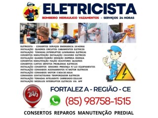 ELETRICISTA 24 HORAS 85 98758-1515 Fortaleza Cidade - Pintor de parede e reformas 