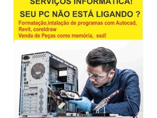 Serviço informática! CPU e notebook ! Centro de Salvador - Assistência técnica e conserto de eletrônico 