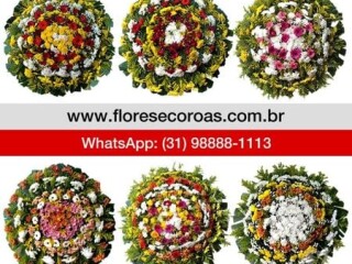 Coroa de flores velório funerária Santa Clara em Sete Lagoas Centro-Sul - Serviços especializados 